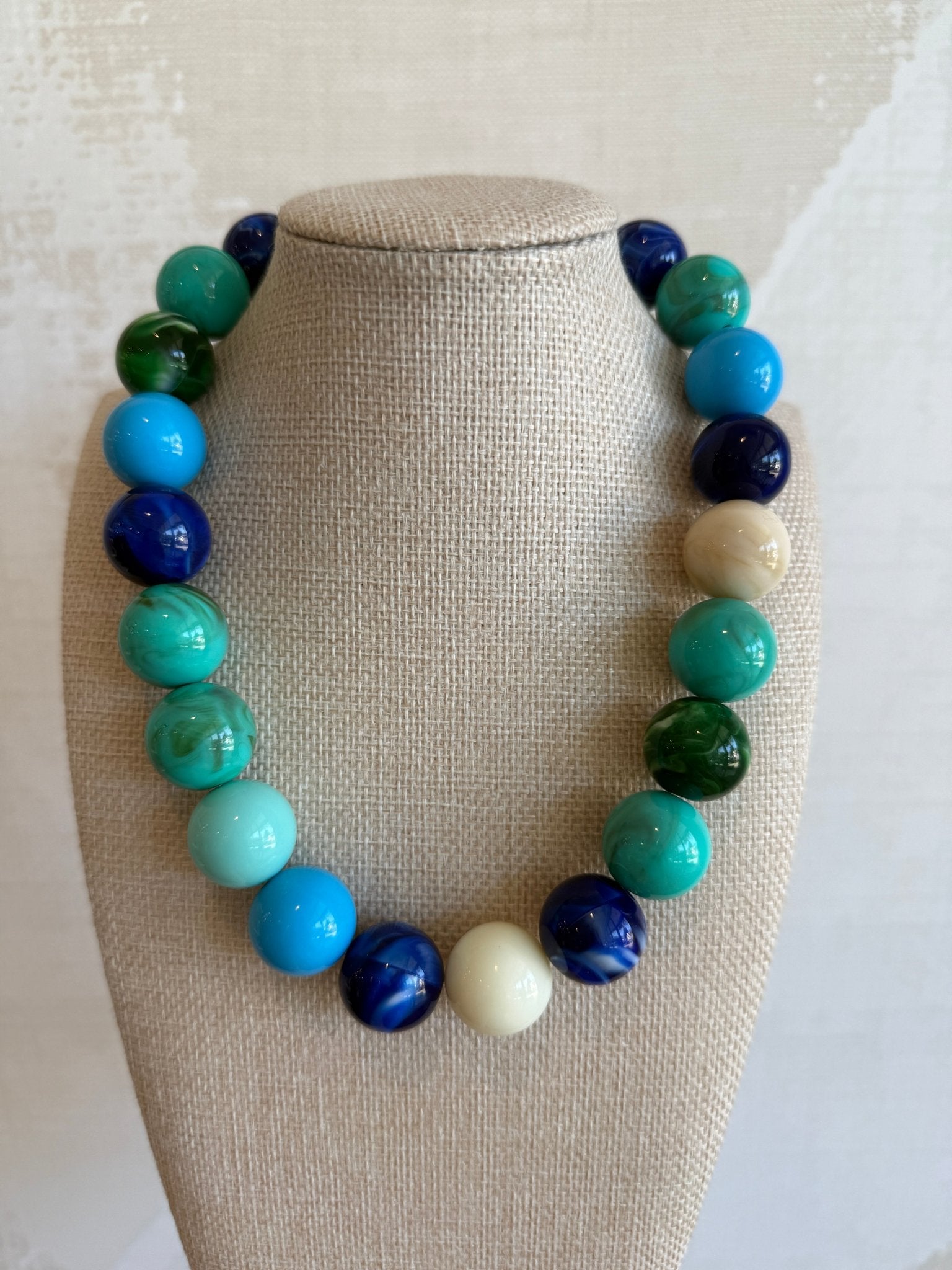 Ocean Bauble Necklace - Cola Stacks - 