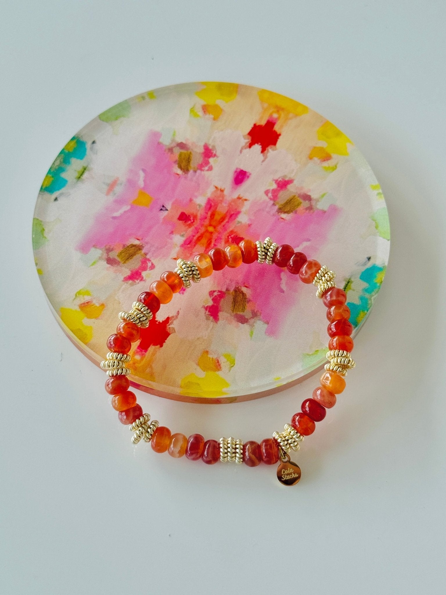 Orange Skies Bracelet - Cola Stacks - 