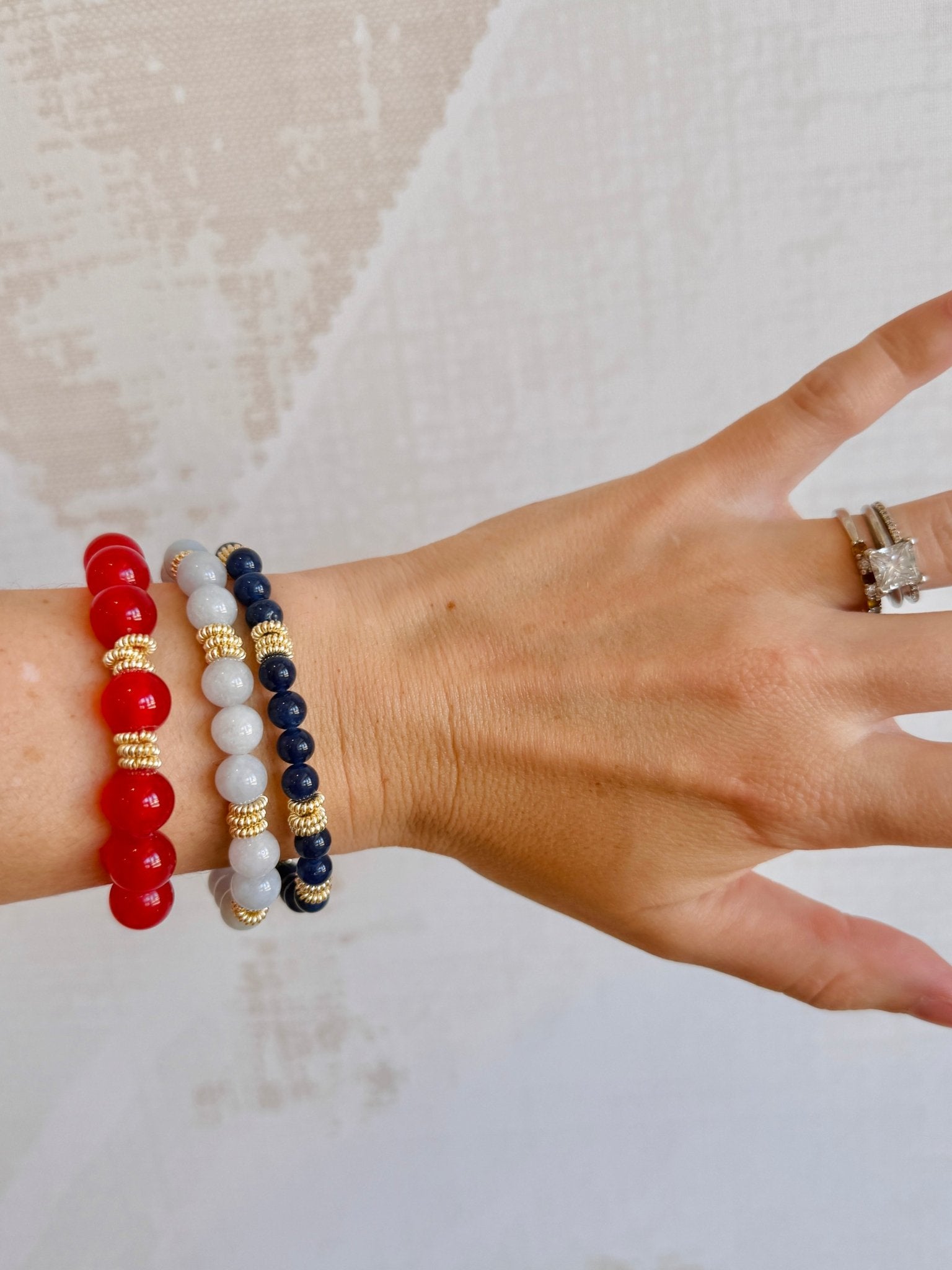 Patriot Bracelet - Cola Stacks - 