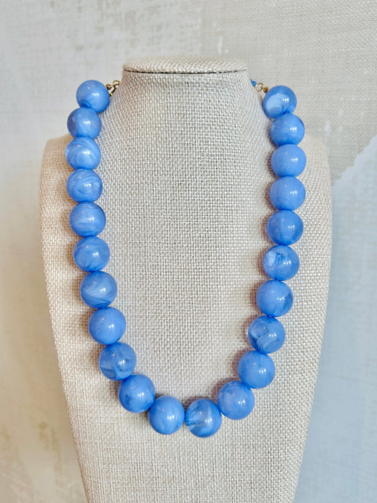 Peri Bubble Necklace - Cola Stacks -