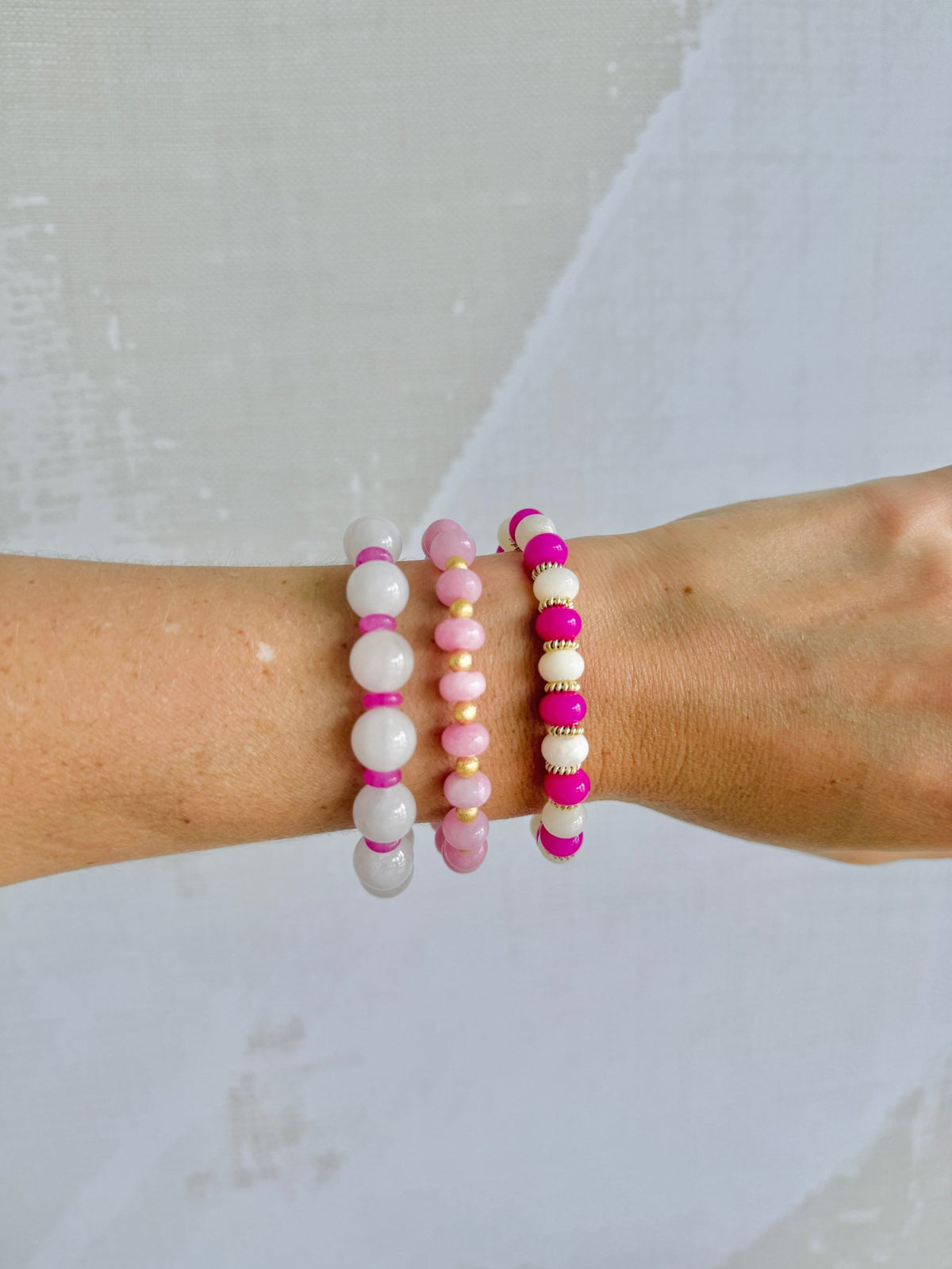 Pink & White Stack - Cola Stacks -