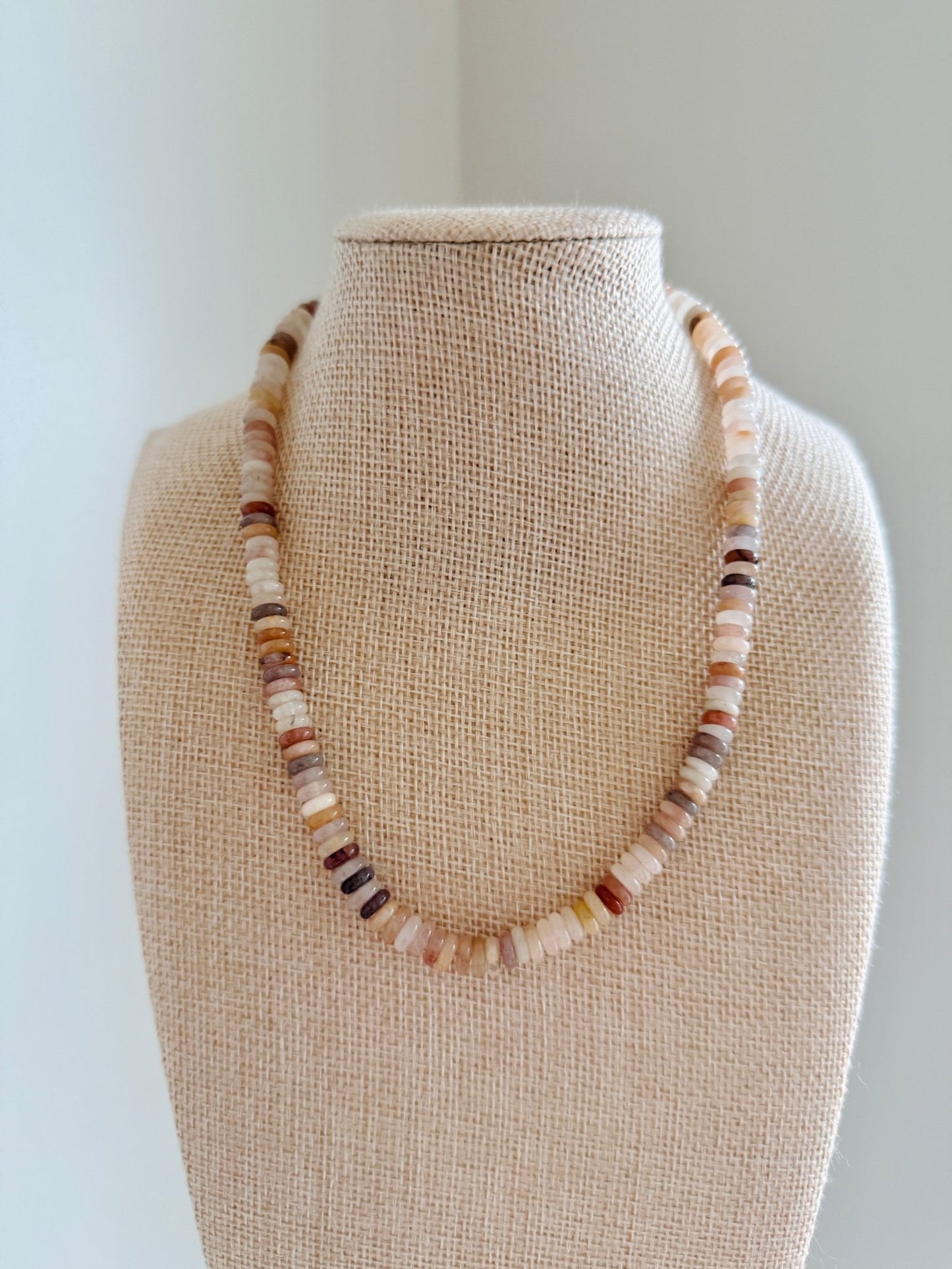 Polly Necklace - Cola Stacks - 