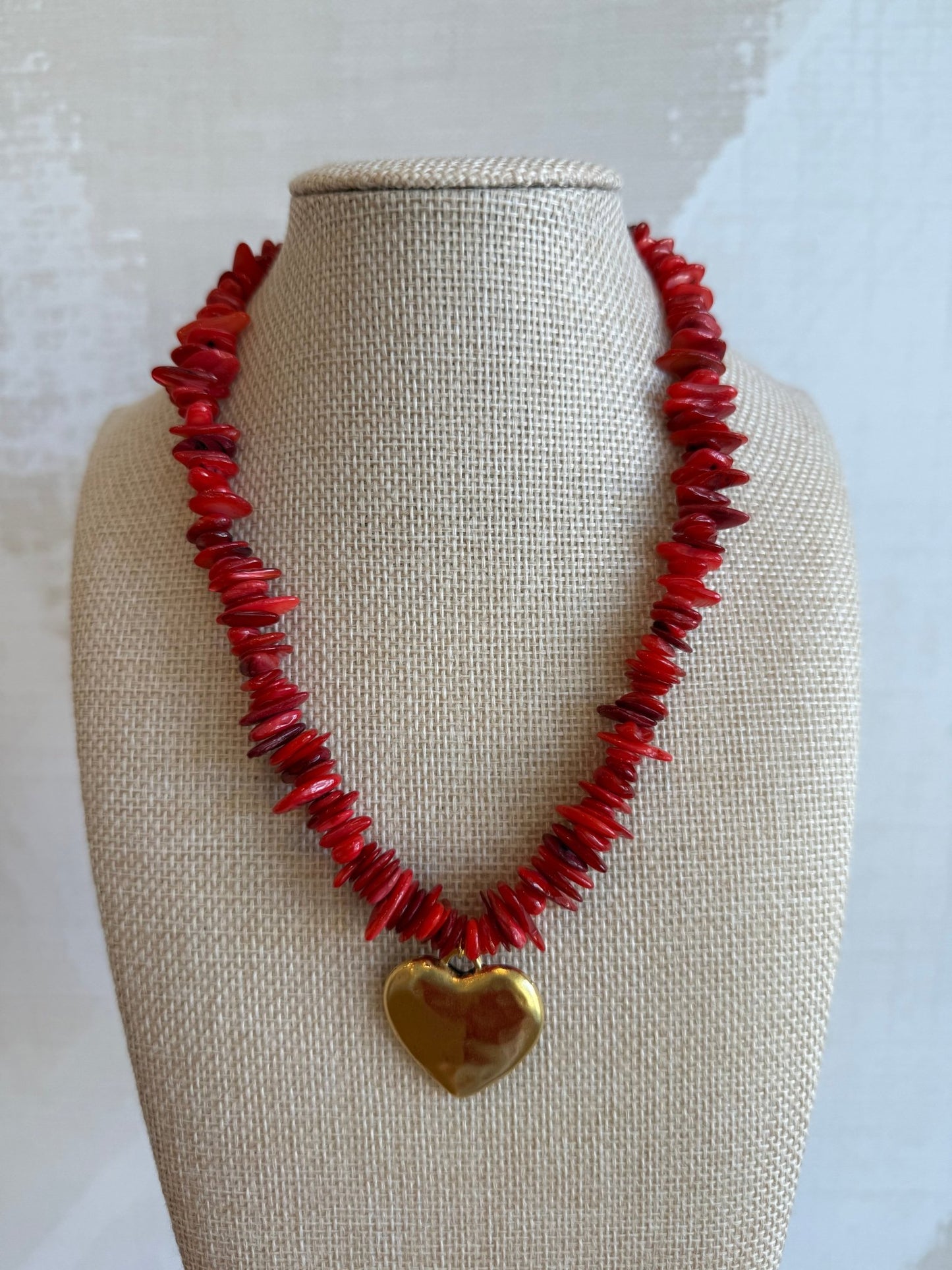 Poppy Necklace - Cola Stacks - 