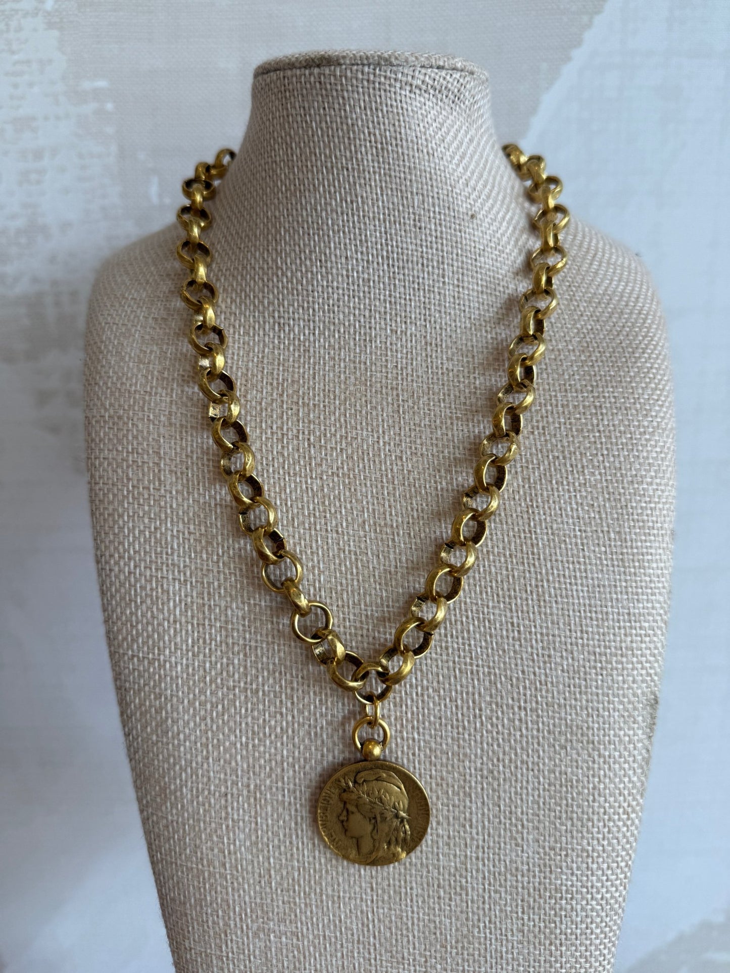 Ramey Necklace - Cola Stacks -