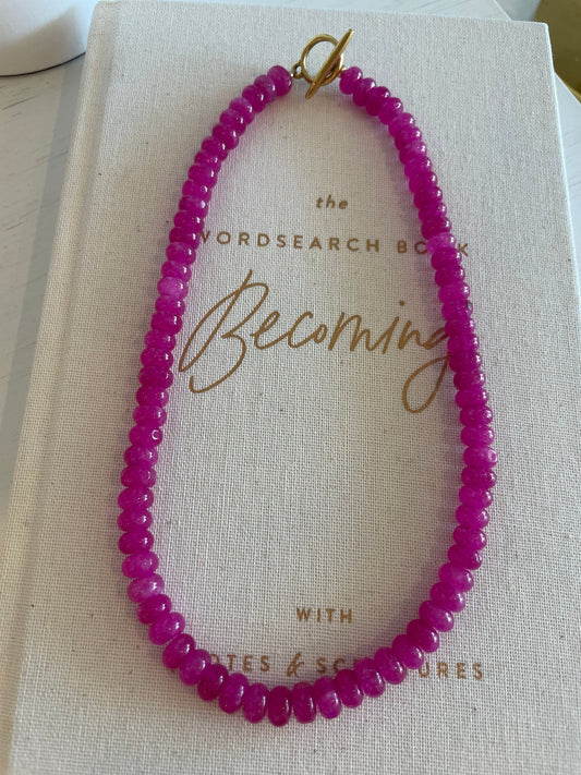 Raspberry Necklace - Cola Stacks - 