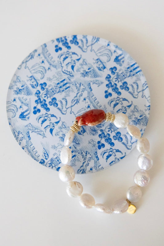 Red Fish Bracelet - Cola Stacks -