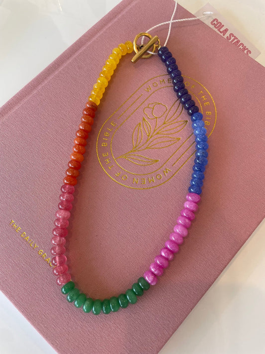 Riverbank Necklace - Cola Stacks - 