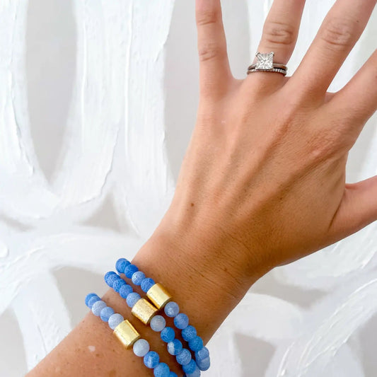 Rivers Bracelet - Cola Stacks - 