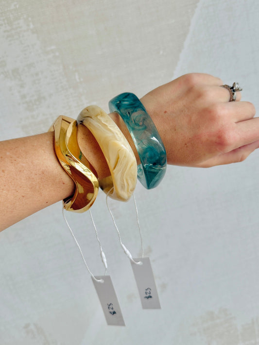 RT Bangles - Wavy - Cola Stacks - 