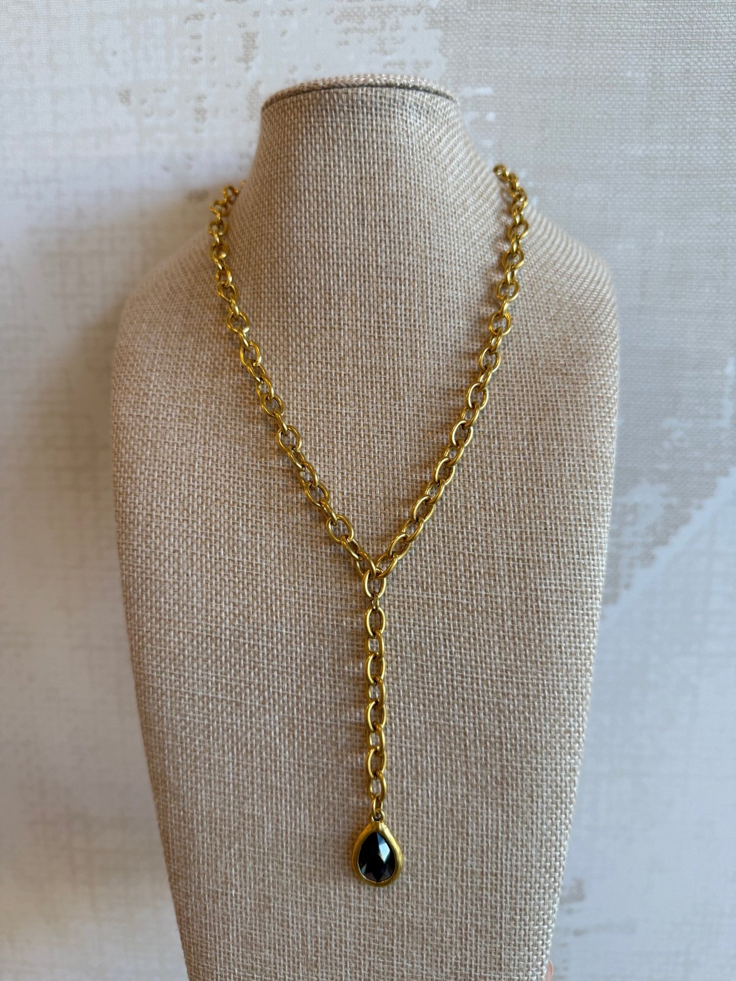 Selena Necklace - Cola Stacks - 