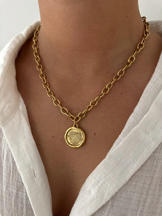 Serenity Prayer Necklace - Cola Stacks - 