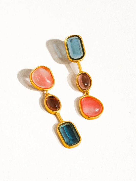 Shannon Earrings - Cola Stacks - 