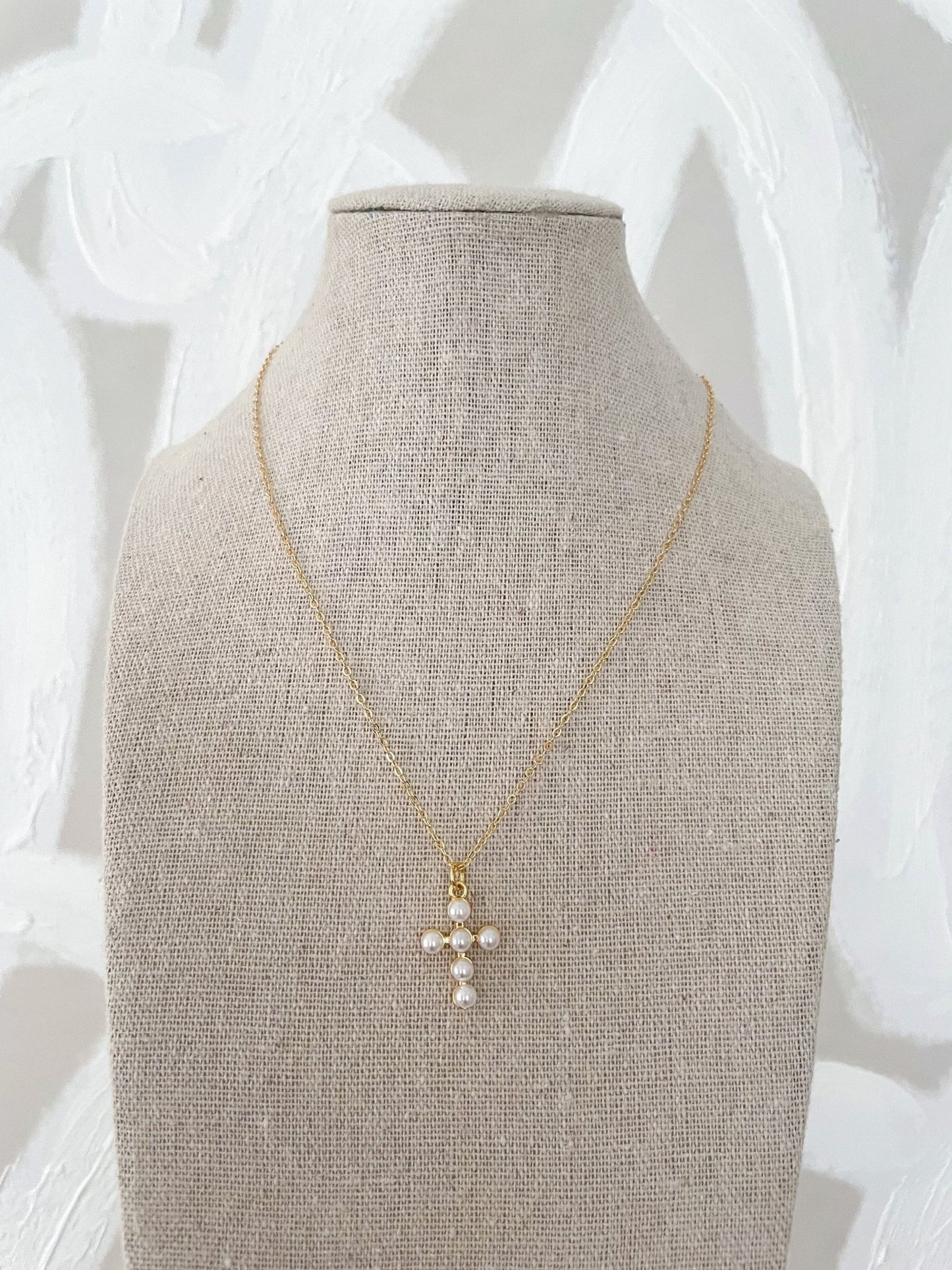 Signature Cross Necklace - Cola Stacks - 