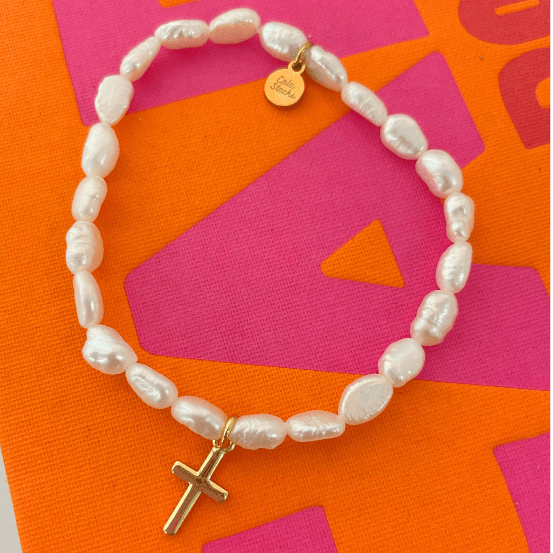 Signature Faith Bracelet - Cola Stacks - 
