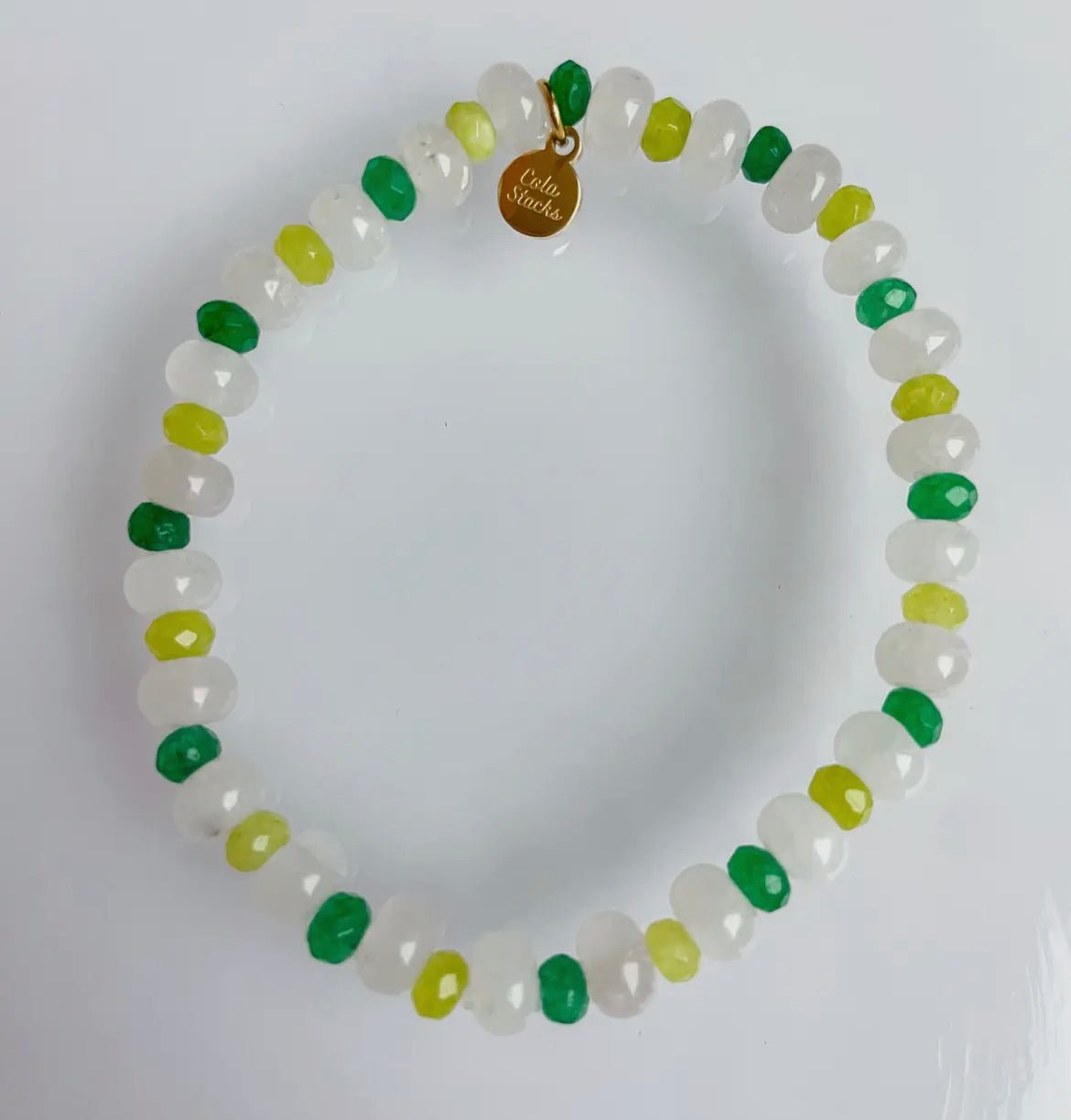 St. Patrick’s Confetti Bracelet - Cola Stacks - 
