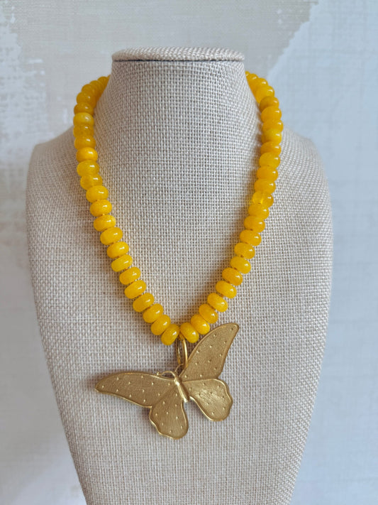 Sunshine Necklace - Cola Stacks -