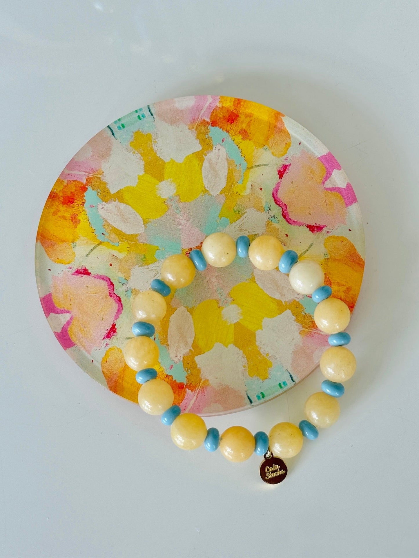 Tilla Blue Bracelet - Cola Stacks - 