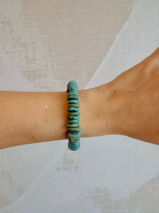Turquoise Bracelet - Cola Stacks - 