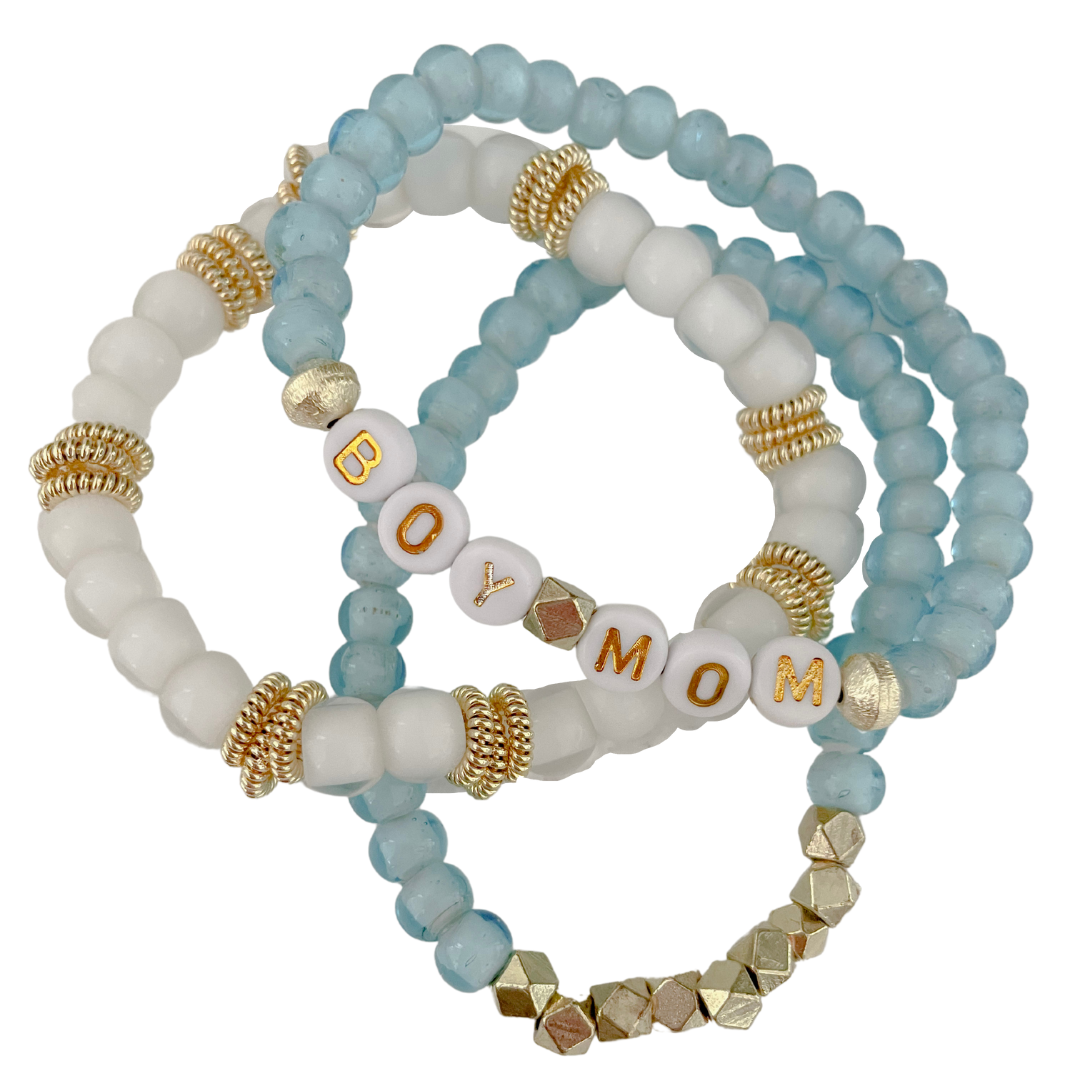 Boy Mom Blue Stack